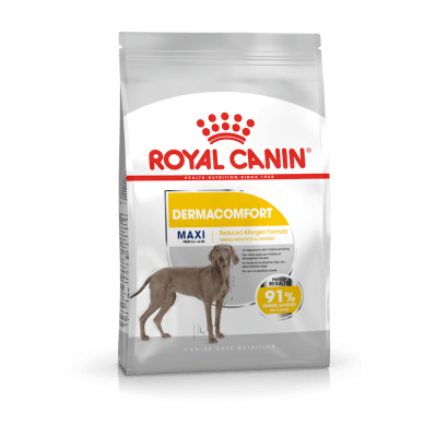 Royal Canin Maxi Dermacomfort Care – Hrană Uscată pentru Câini de Talie Mare cu Piele Sensibilă – 12 kg